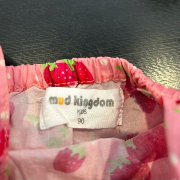 Toddlers Strawberry Print Short Set Pink - Picture 4 of 8